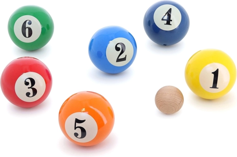 Vilac houten pétanque spel in biljartstijl