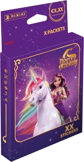 Unicorn Academy stickers in eco-blister
