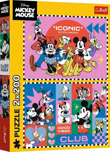 Puzzel 2×200 stukjes Disney – tijd met vrienden