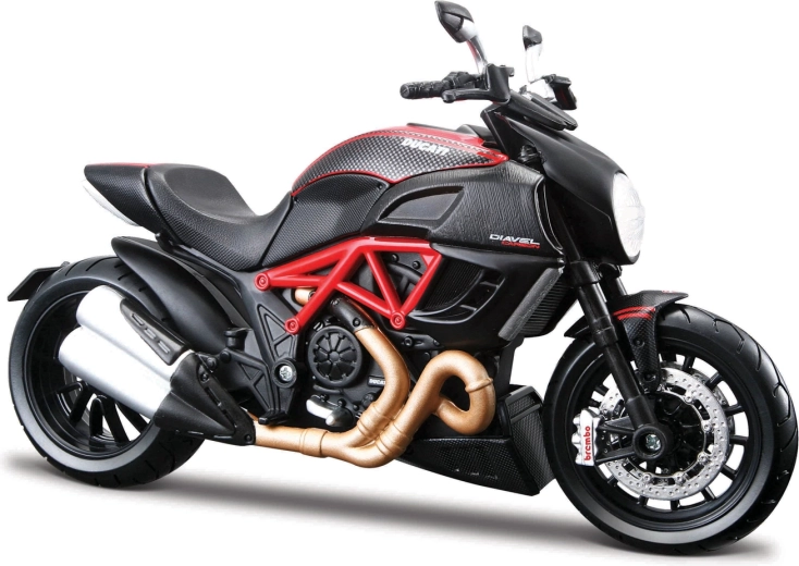 Maisto Ducati Diavel Carbon motorfiets bouwpakket 1:12