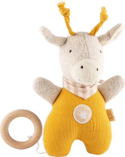 Sigikid mousselinen giraffe met muziekdoosje