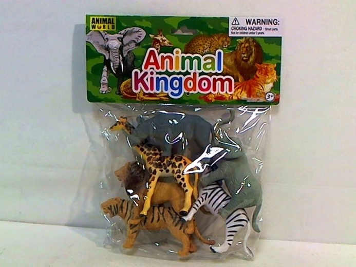Set wilde dierenfiguren 10 cm (6 stuks)