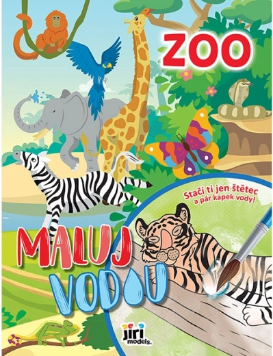 Schilderen met water A4 zoo