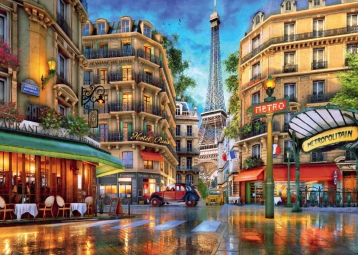 DINO puzzel Glans van Parijs 2000 stukjes