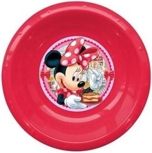 Diep plastic bord Minnie