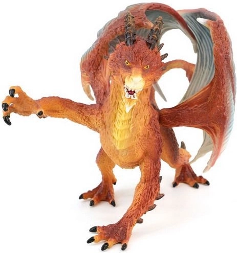 Rode draak 22 cm figuur