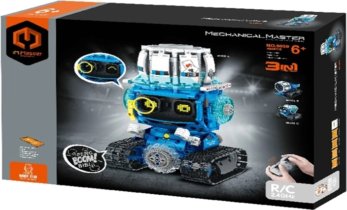 iM.Master bouwset programmeerbare rupsrobot 3-in-1 (494 onderdelen)