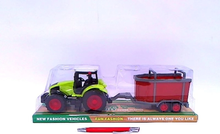 Tractor met aanhanger