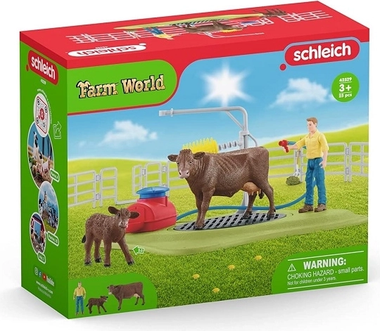 Schleich Farm World wasplaats voor vee