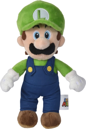 Pluche figuur Luigi Super Mario 23 cm