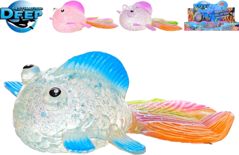 Destination Deep gouden rekbare visje 6 cm