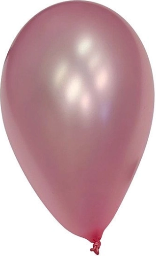 Ballonnen 23 cm – metallic kleuromix, 12 stuks