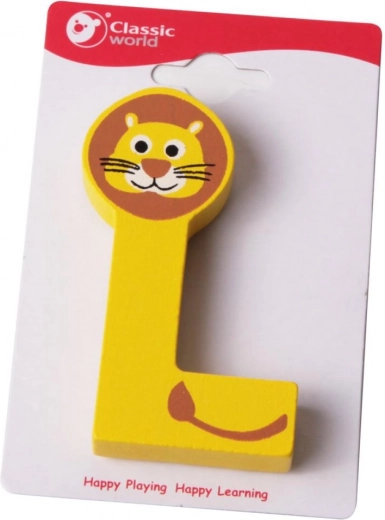 Classic World houten letter L