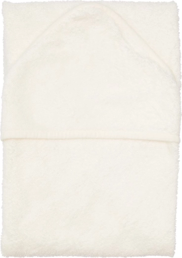 Timboo badhanddoek met capuchon XXL 95 × 95 cm Daisy White