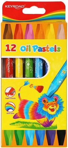 Keyroad oliepastels – set van 12 kleuren