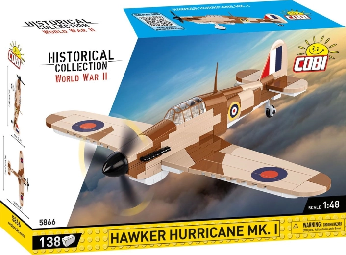 COBI Hawker Hurricane Mk. I 1:48 vliegtuigbouwset (Tweede Wereldoorlog)