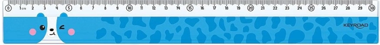 Liniaal Keyroad Dieren 30 cm