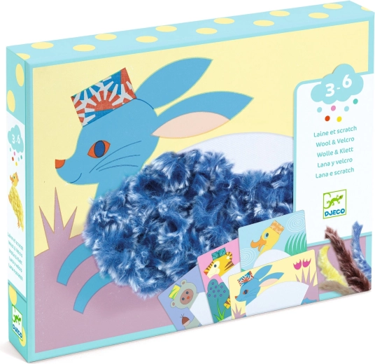 Djeco creatieve set Wool & Velcro – met muts