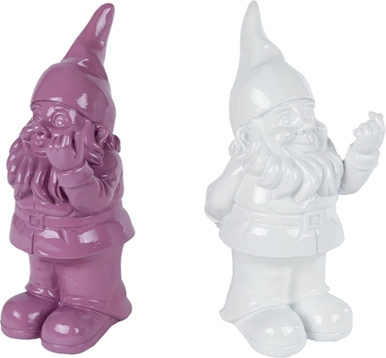 Porseleinen spaarpot kabouter – keramische decoratie en muntenopbergplaats