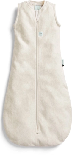 ErgoPouch Jersey-slaapzak van biologisch katoen Oatmeal Marle 0,2 TOG (8–24 maanden)