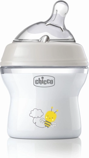 Chicco anti-koliek babyfles Natural Feeling 150 ml neutraal 0m+