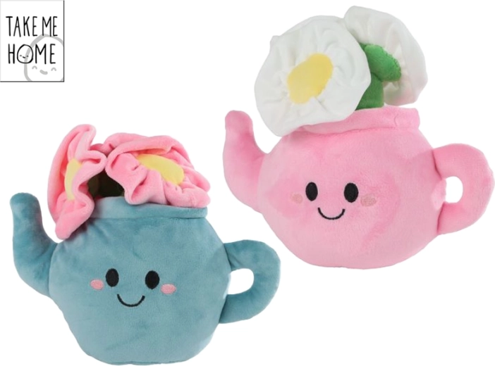 Pluche knuffel Take Me Home – kamerplant in theepot