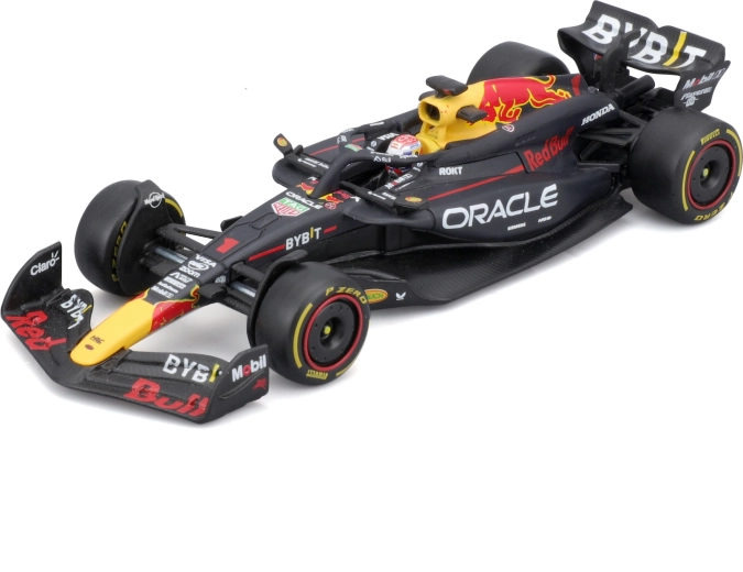 bburago 1:43 formula 1 red bull racing rb20 2024 met coureur in decoratieve doos