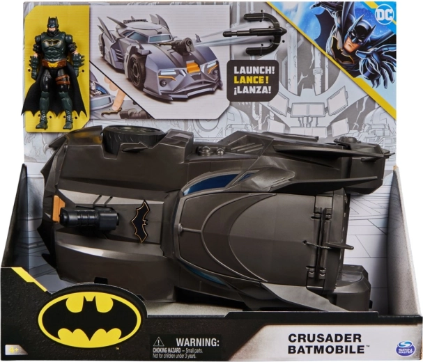 Batman Batmobile met figuur 10 cm