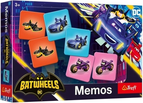 Pexeso Batmans wagenpark Batwheels