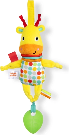 Bright Starts Pull, Play & Boogie muzikale uittrekbare giraffe met C-ring
