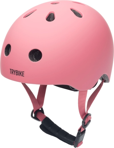 Trybike kinderhelm voor fiets en skates roze XS