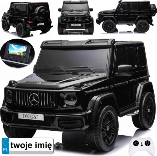 Elektrische kinderauto Mercedes G 63 AMG 4x4 voor twee kinderen