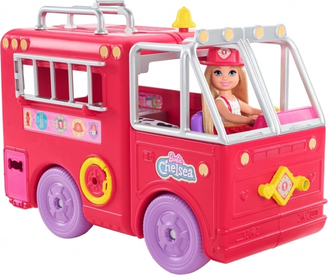 Barbie Chelsea brandweerauto