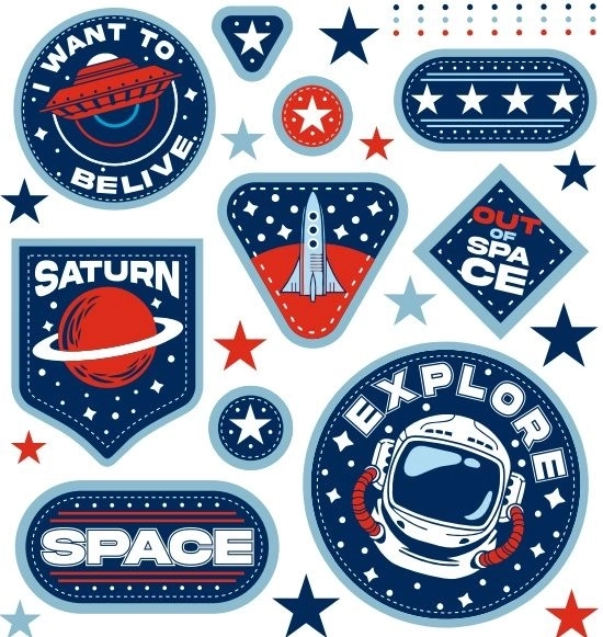 Ruimte strijkapplicaties