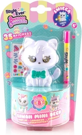 EPEE lichtgevende decofiguur kawaii katje – creatieve DIY-set