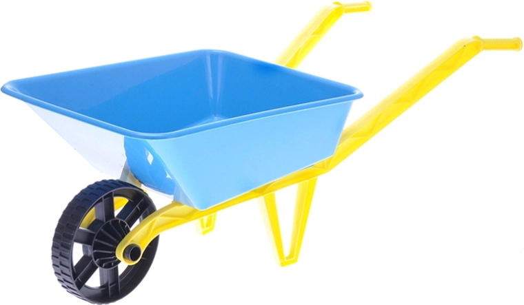 Kunststof kinderkruiwagen voor zand 72 × 29 × 25 cm – blauw