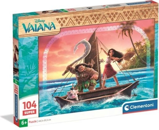 Clementoni Super Disney kinderpuzzel Vaiana 2 (105 stukjes)