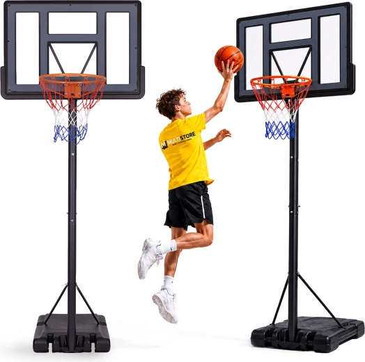 Movopro verstelbare vrijstaande basketbalkorf tot 305 cm