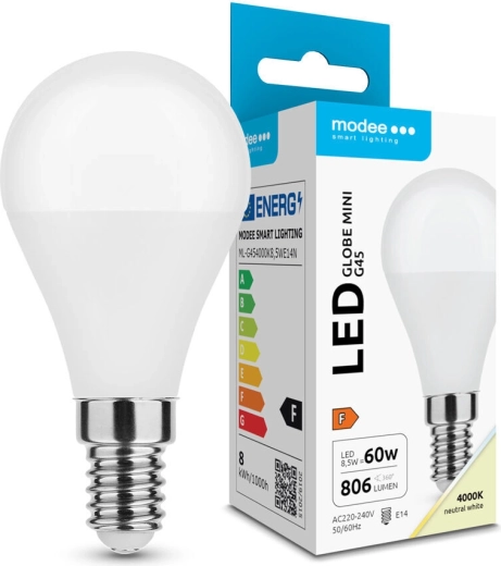Modee LED-lamp Globe Mini G45 8,5 W E14 806 lm neutraal wit