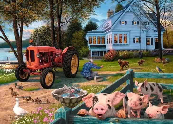 Ravensburger puzzel Leven op het platteland XXL 300 stukjes