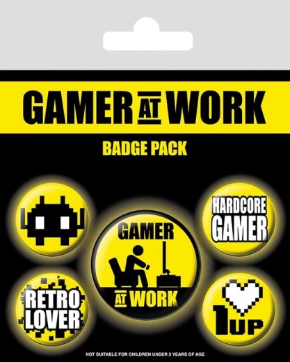 Set badges Game at Work