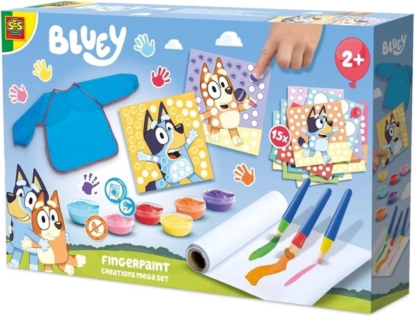 SES Creative Bluey mega set voor vingerverven