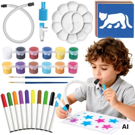 WOOPIE creatieve schilder- en knutselset 3-in-1 (42 delen) - 1 stuk
