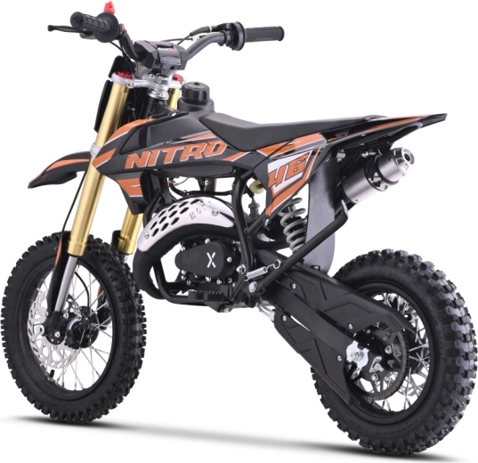 Benzineminibike NITRO 60cc oranje