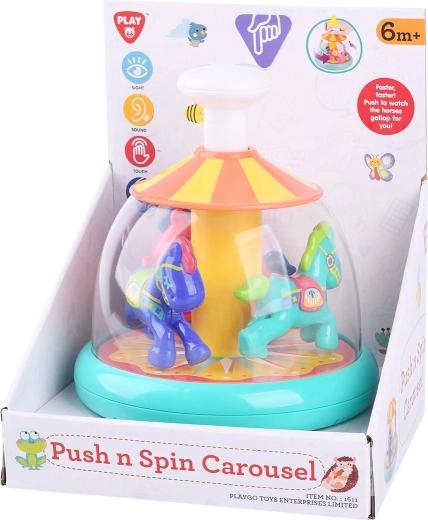 Playgo druk en draai carrousel
