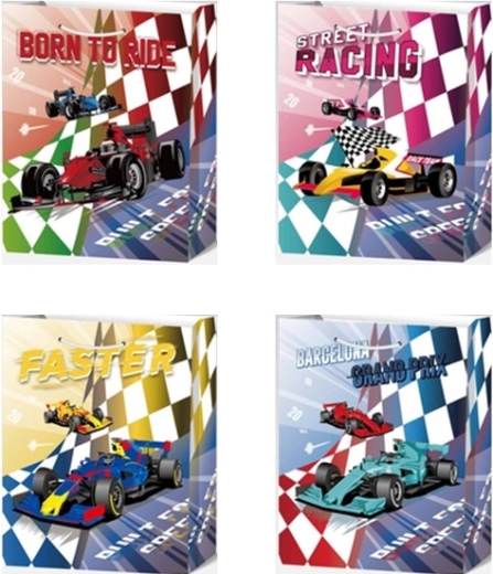 Cadeautas L voor jongens – mix van patronen