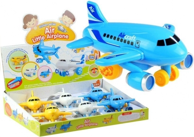 speelgoedvliegtuig met aandrijving, licht- en geluidseffecten