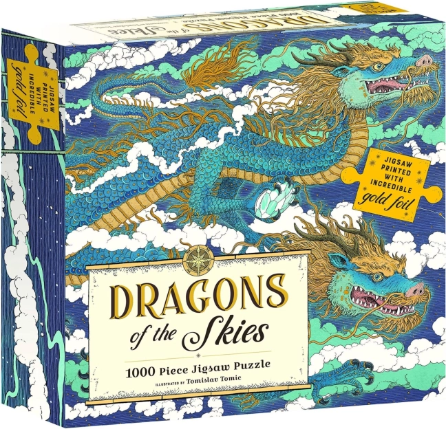 MAGIC CAT metallic puzzel hemelse draken 1000 stukjes