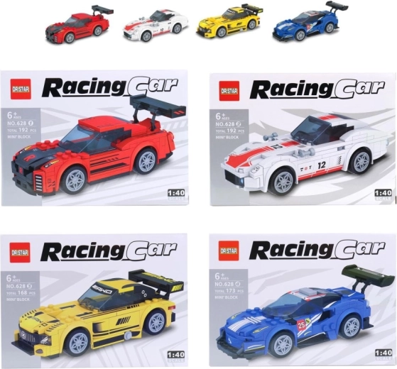 Bouwblokjes raceauto
