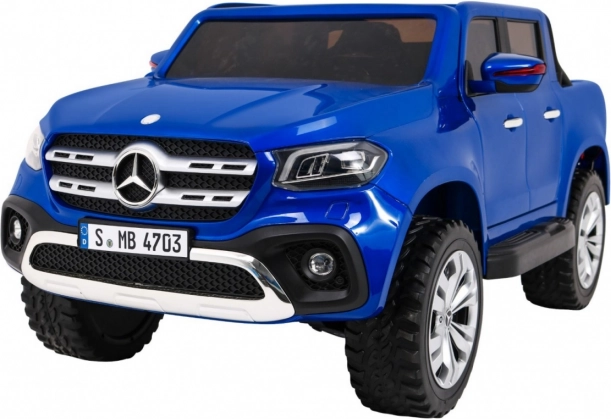 Elektrische kinderauto MERCEDES-BENZ X‑Class 4x4 – gelakt blauw